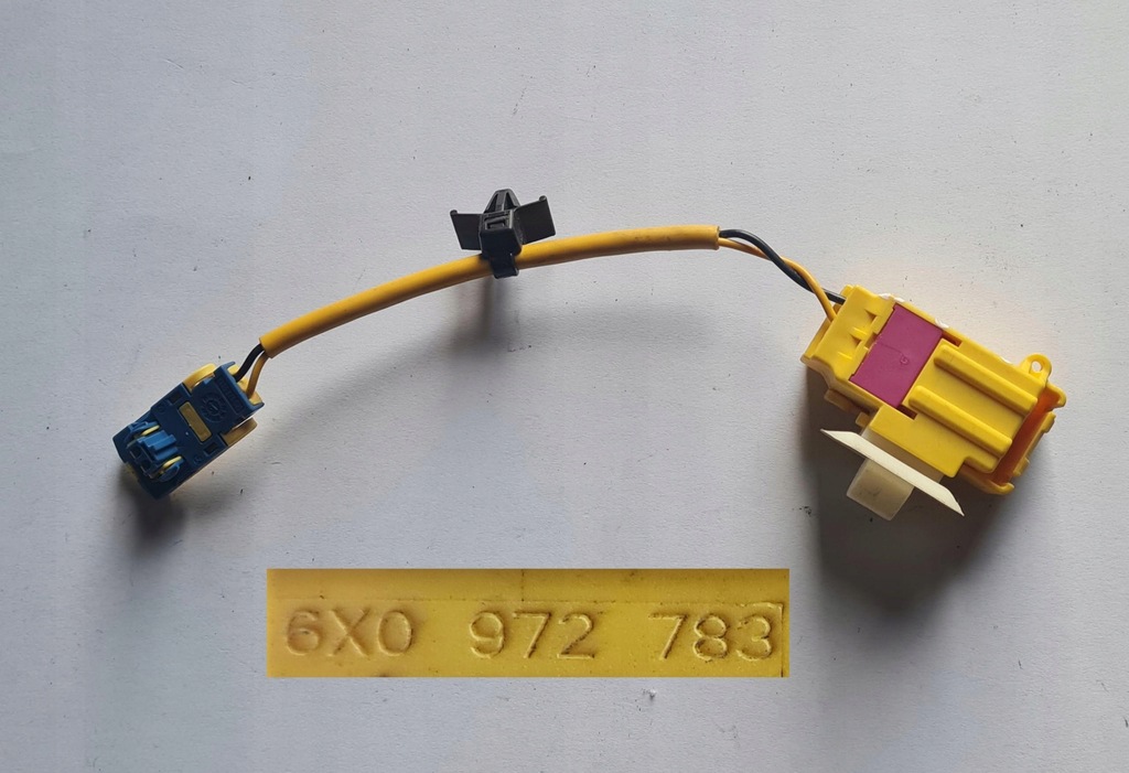 фото №1, Vw штекер колодка подушки безопасности 6x0972783a