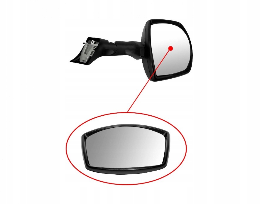 фото №1, Вкладыш зеркала передний man tga tgl tgm tgs tgx