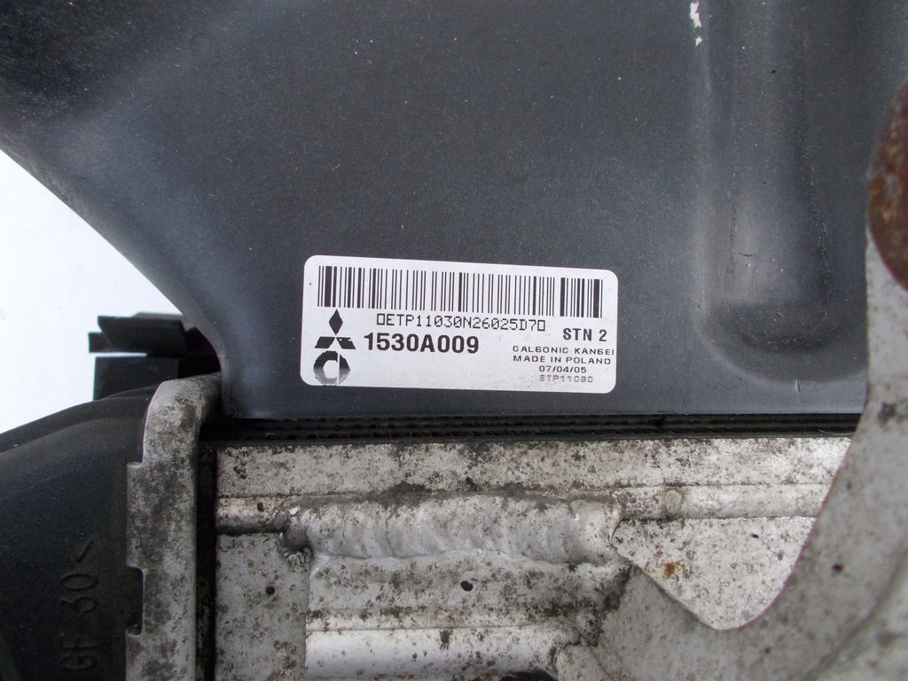 фото №8, Интеркулер радиатор впуск воздуха misubishi colt vi 1.5 did 1530a009