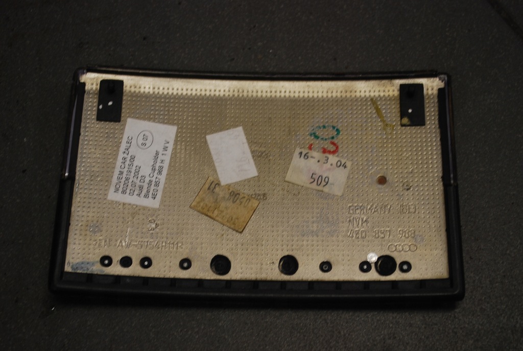 фото №6, Dekor drewno бардачка темні audi a8 d3 4e0857968h