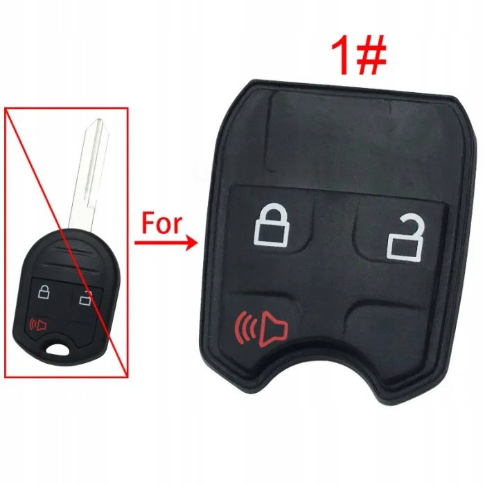 фото №1, Гумка pilot ключ кнопки ford