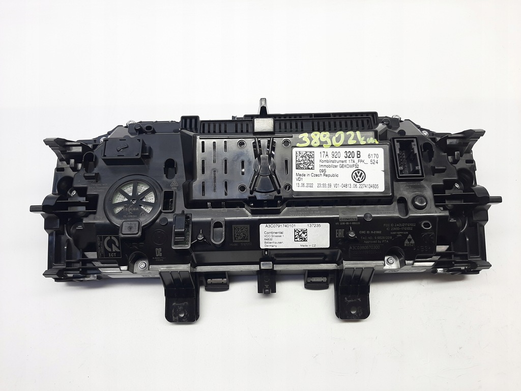 фото №10, Vw t-roc індикатор лічильник приладова панель 17a920320b 38902km