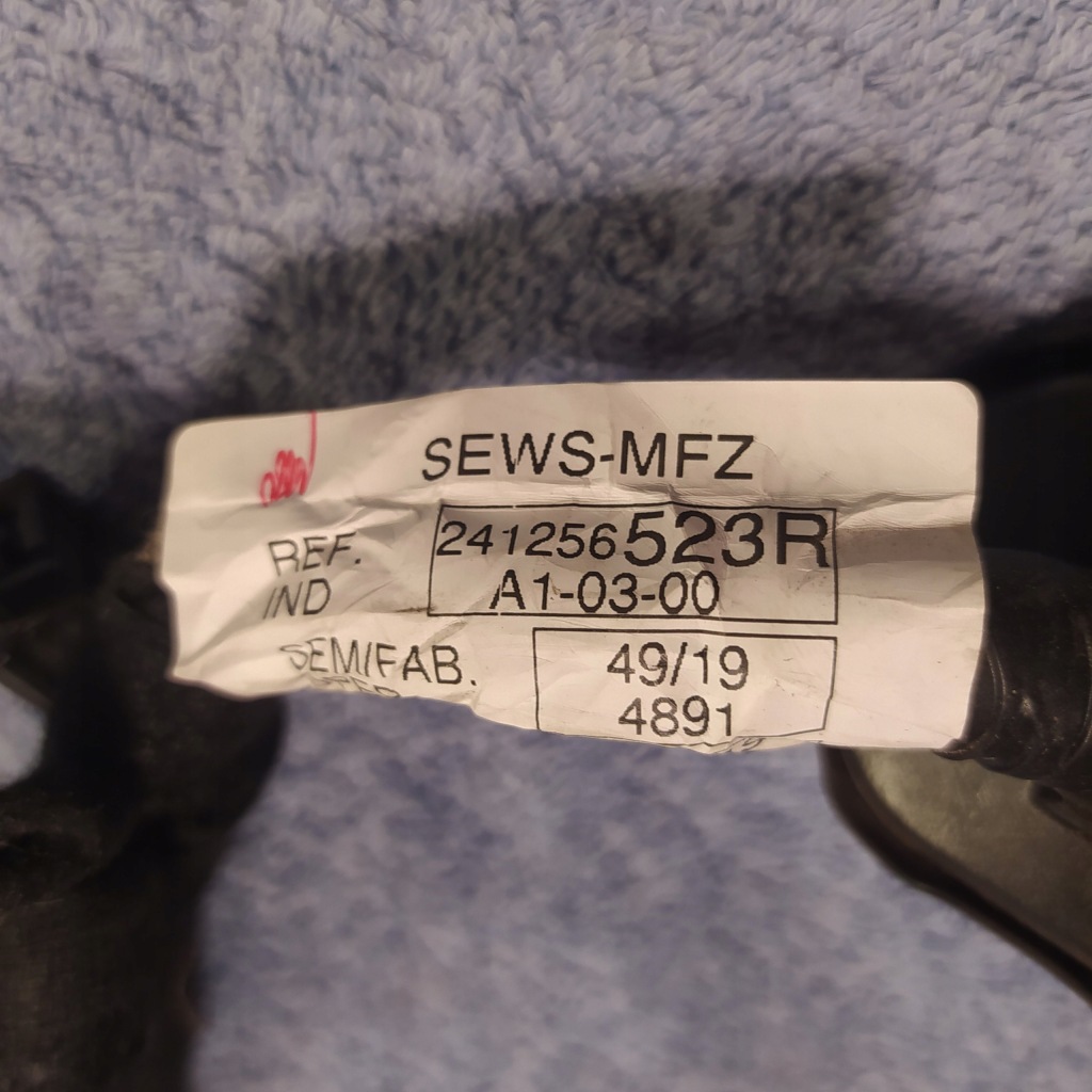 фото №4, Электропроводка дверь левый перед renault clio v 5 europa 241256523r