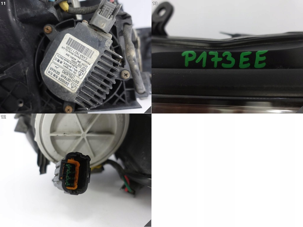 фото №12, Nissan gt-r gtr r35 lift 12-16 лампа ксенон права перед europa +перетворювач