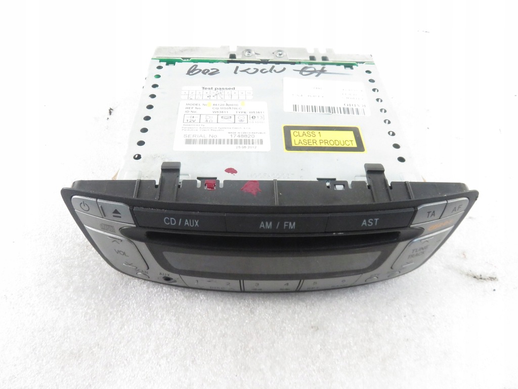 фото №10, Радіо citroen c1 pm_, pn_ 861200h010