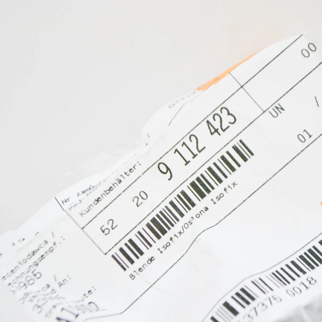 фото №8, Bmw 3 e93 rear seat isofix кронштейн cover flap trim 52209112423 9112423