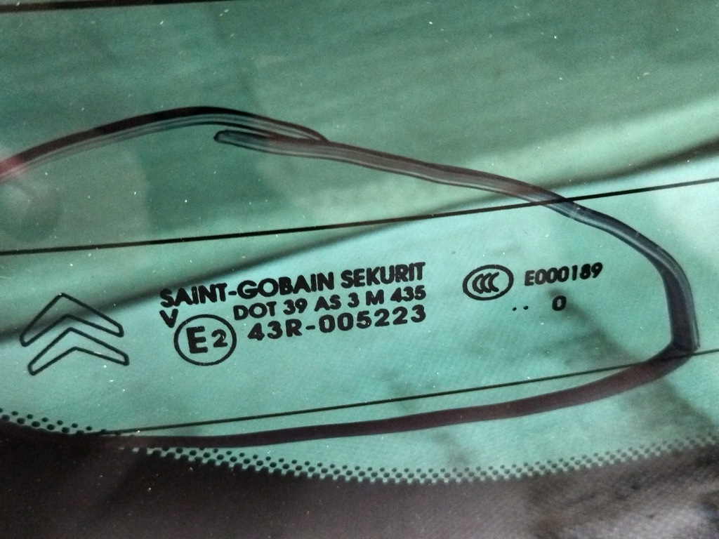фото №2, Скло задня citroen ds3 2010- as3 - оригінал