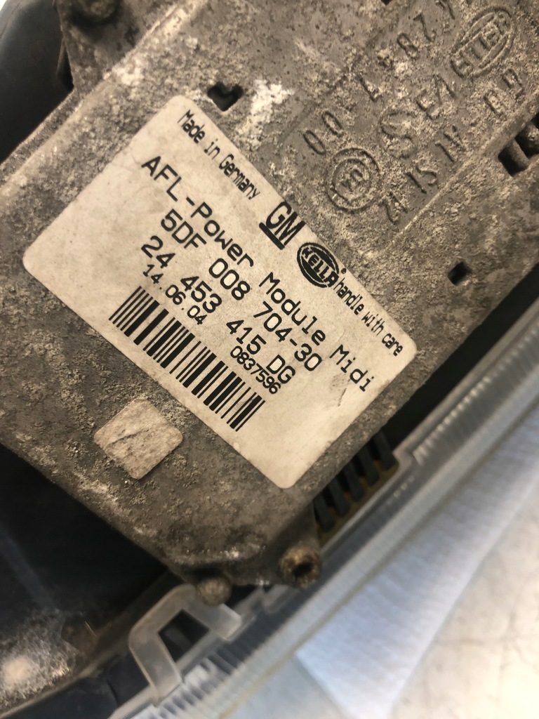 фото №7, Лампа правый перед bi-xenon поворотный opel signum