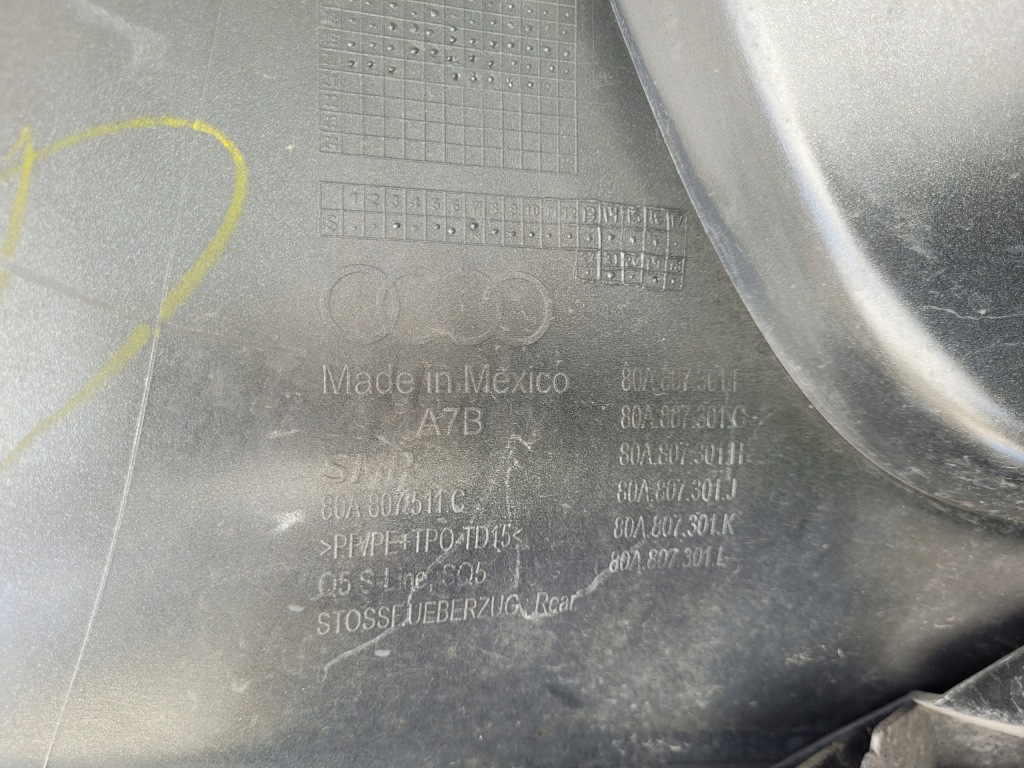 фото №12, Audi q5 ii sq5 | бампер задняя задний s-line 80a807511c | 0873