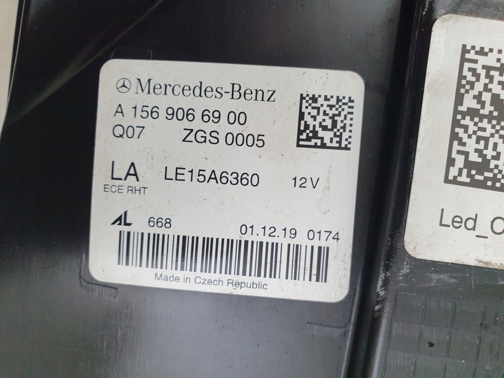 фото №14, Mercedes gla w156 a156 x156 lift лампа full led ліва лівий перед a1569066900