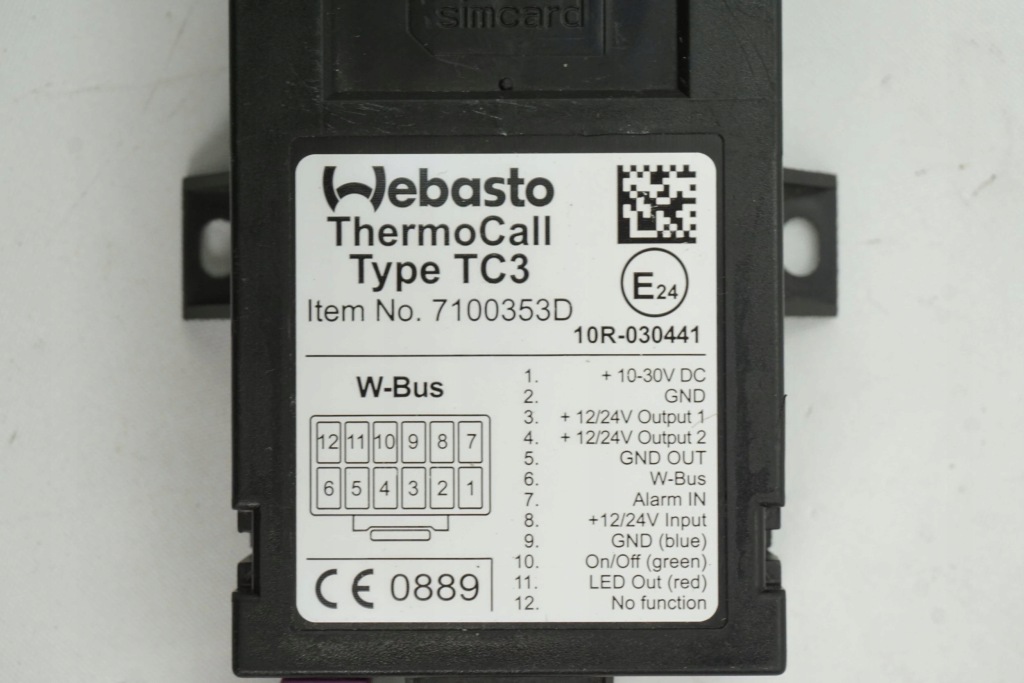 фото №2, Модуль webasto thermocall type tc3 7100353d