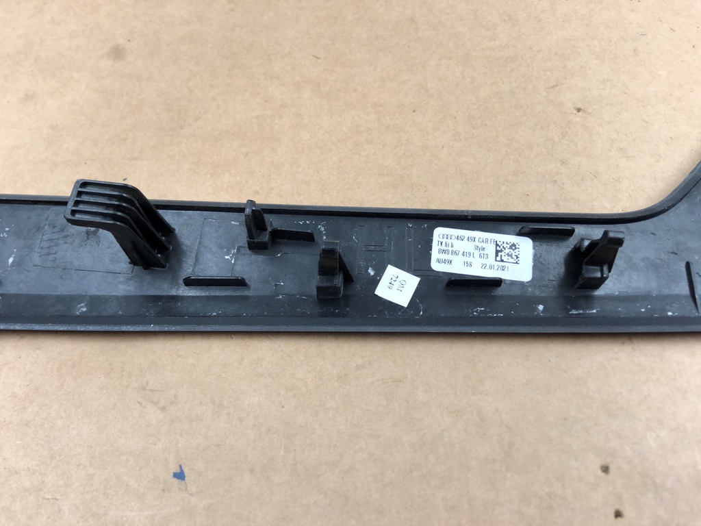 фото №9, Ліва задня молдинг декоративна двері карбон 8w0867419l audi rs5 sportback a5 s5