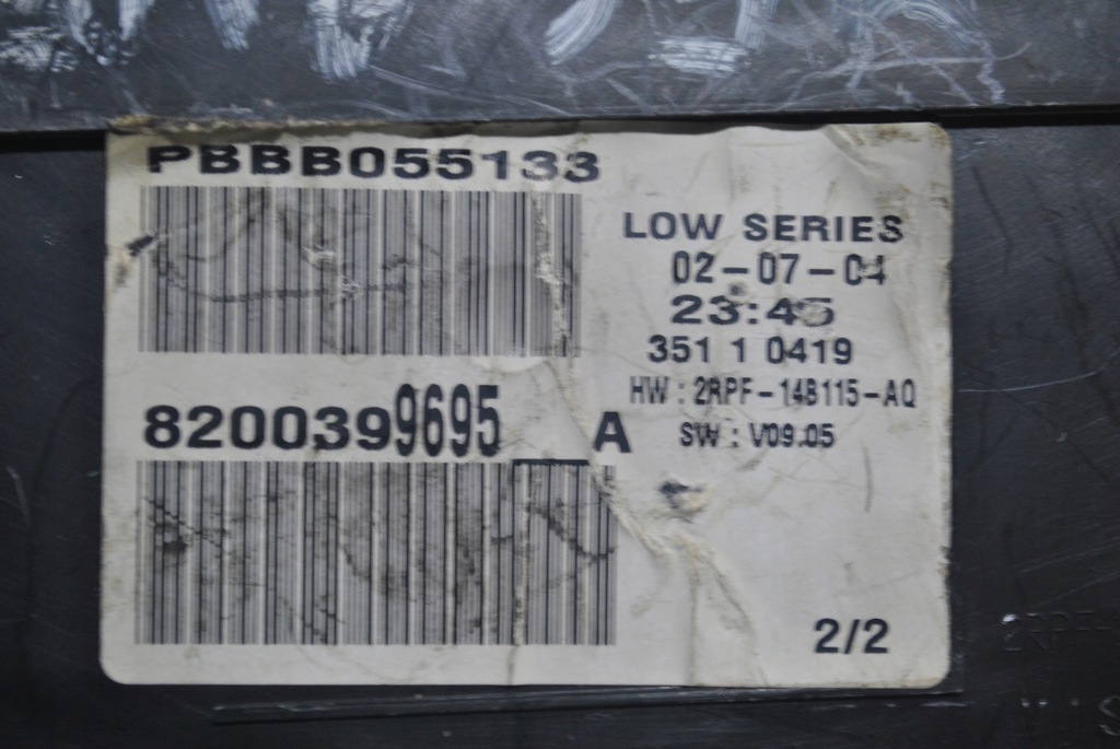 фото №4, Лічильник прилади renault megane ii 1.5dci 8200399695