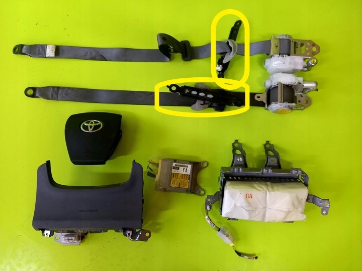 фото №7, Комплект подушок подушки безпеки ремені подушка безпеки europa toyota prius iii 11r