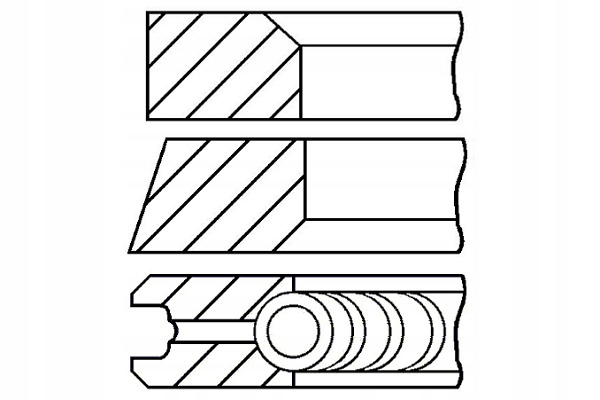 фото №2, 84 std 2-2-2 набір кілець поршня citroen c5 iii c6 jaguar f-pace
