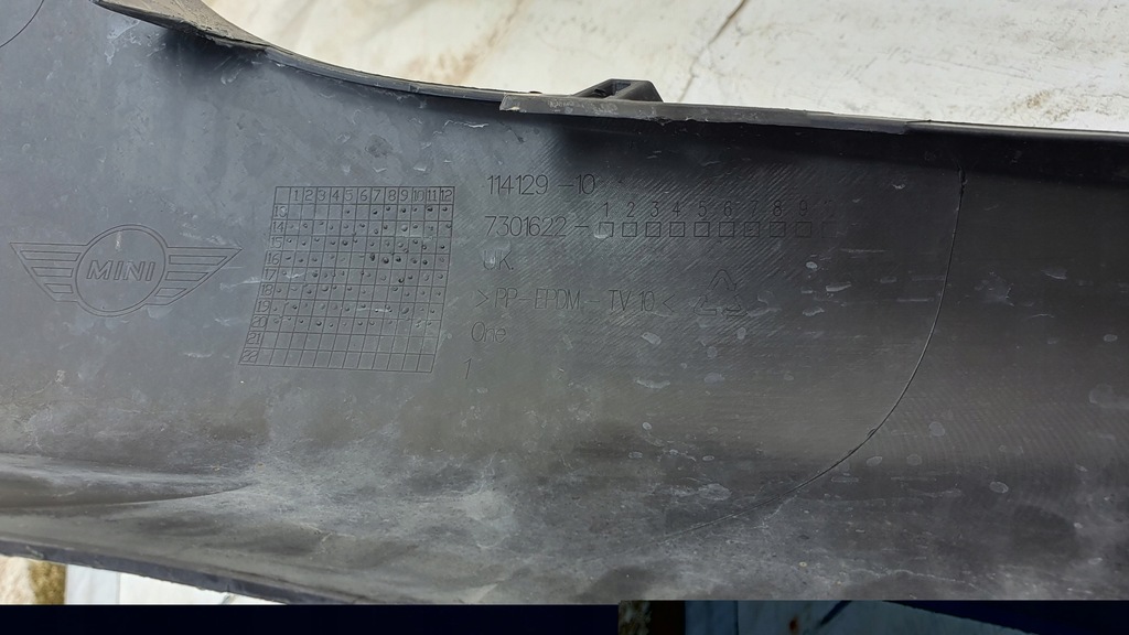 фото №9, Накладка спойлер перед mini cooper f55 f56 org