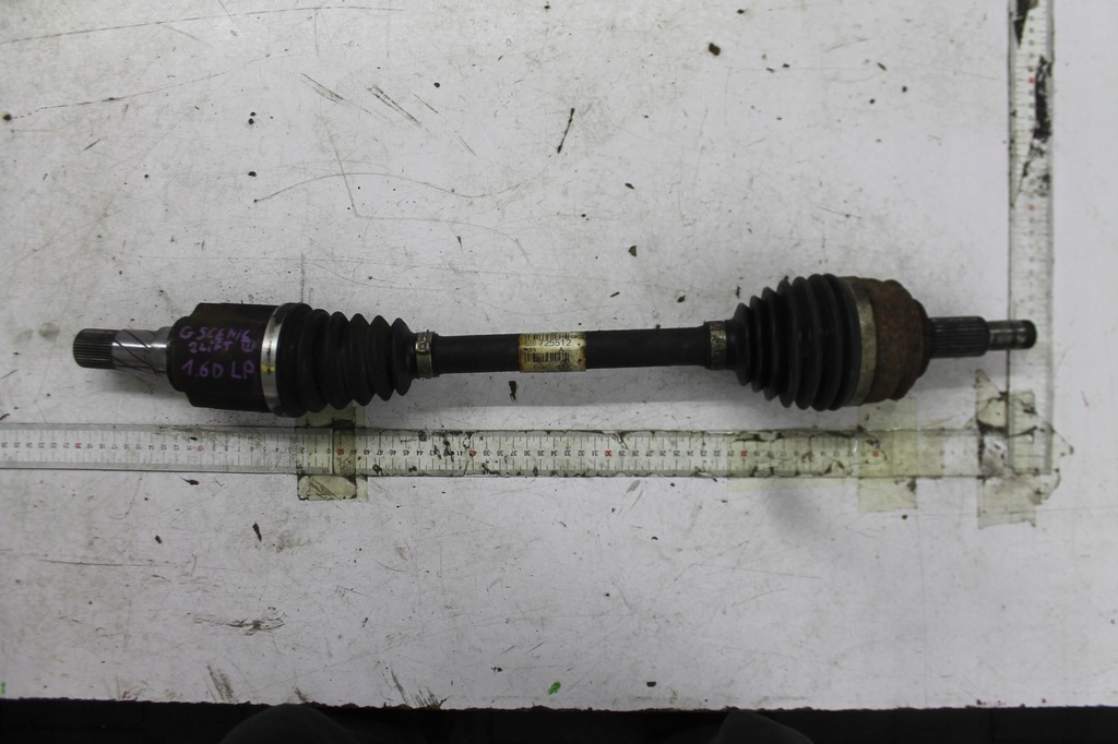 фото №1, Приводной вал левый перед scenic iii lift 1.6 dci 13-16