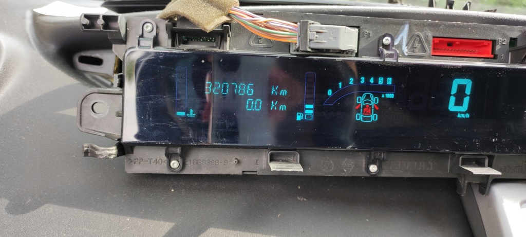 фото №9, 8200704463a счетчик приборы приборы дисплей renault scenic ii 2 europa