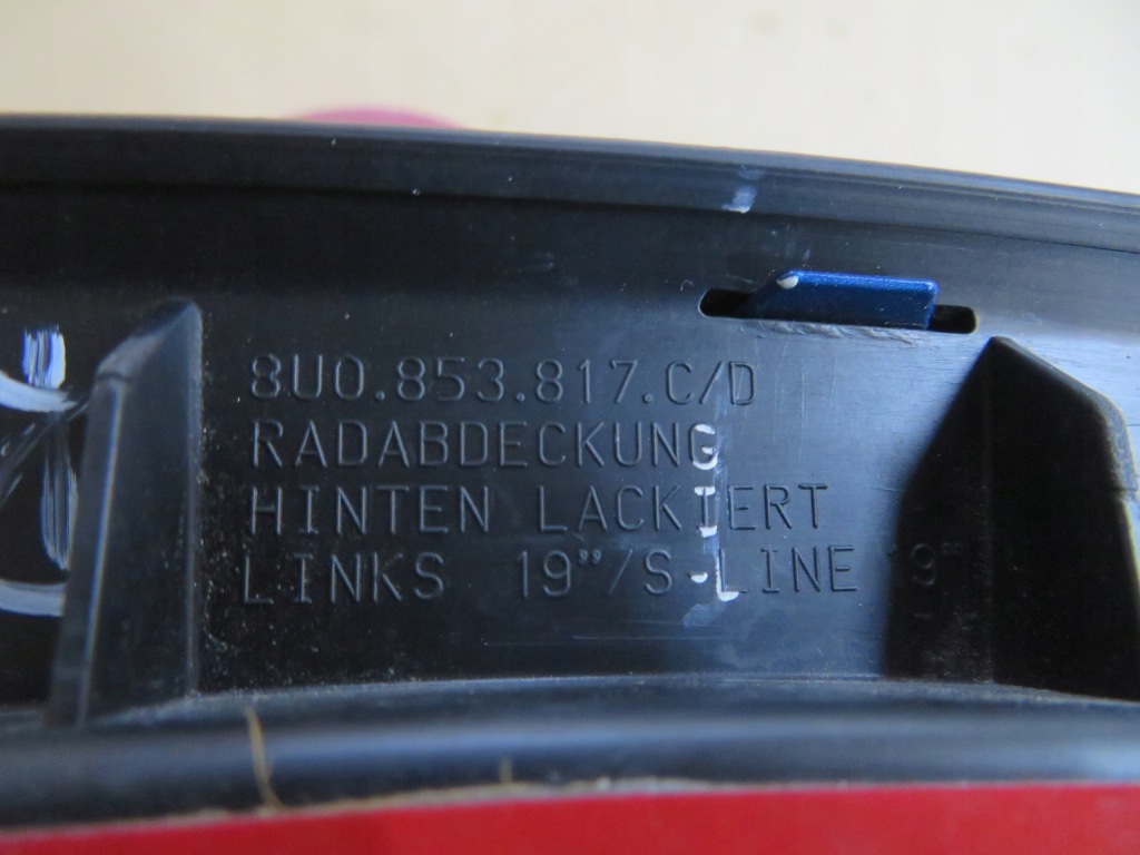 фото №13, Audi q3 8u0 s-line молдинг na задній лівий крила 8u0853817c/d