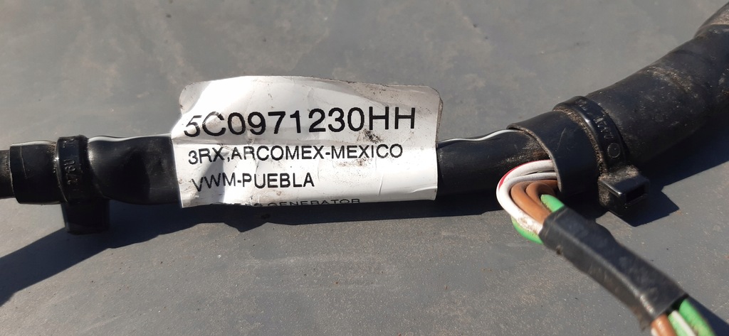 фото №5, Жгут генератора 5c0971230hh vw jetta 5c7 2017r