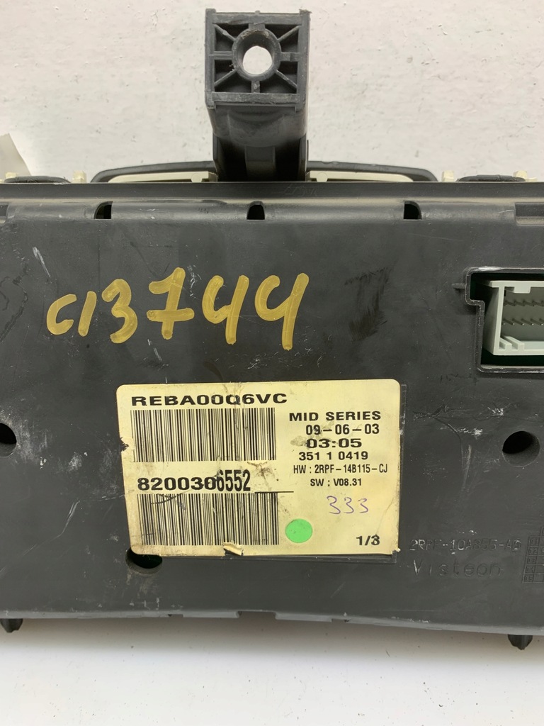 фото №5, Лічильник прилади renault 8200306552