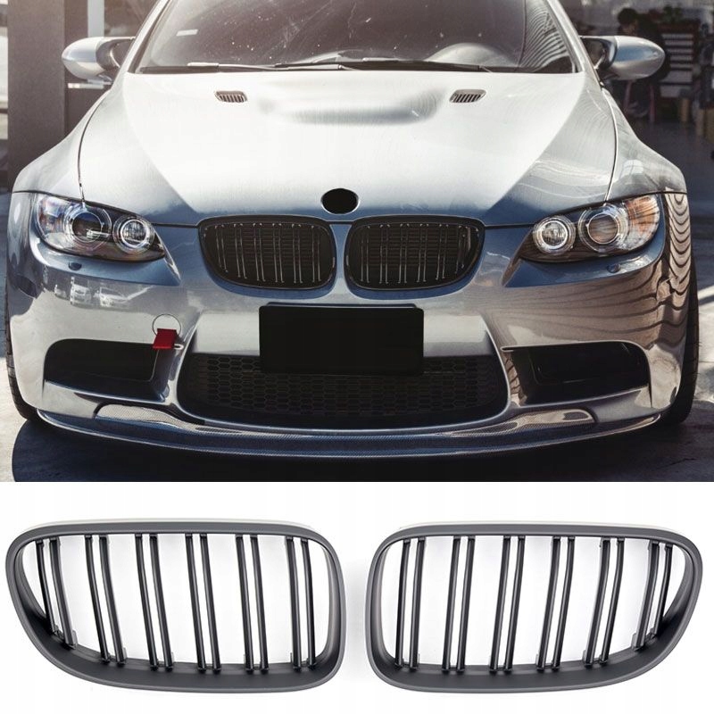 фото №1, Решітка радіатора решітка радіатора bmw 3 e92 e93 lift lifting 2010-2013 чорний mat m performance