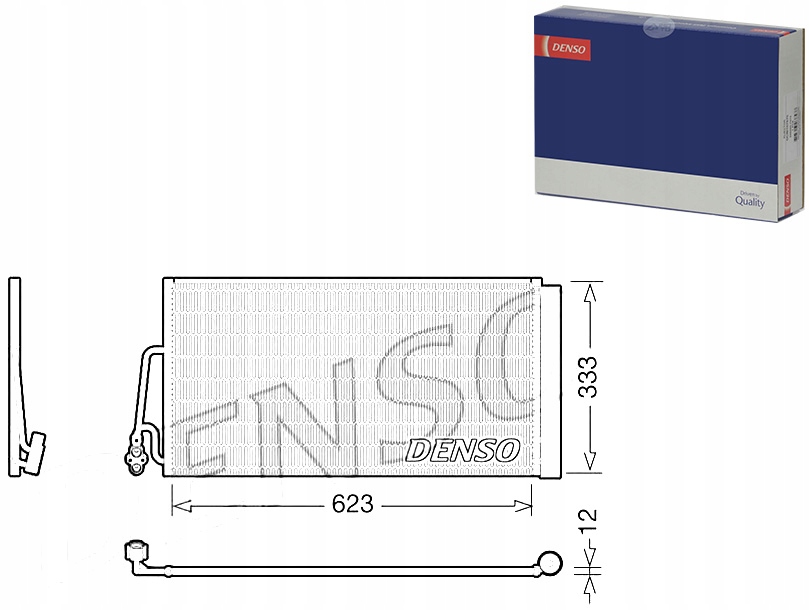 фото №1, Конденсатор радіатор кондиціонера [denso]