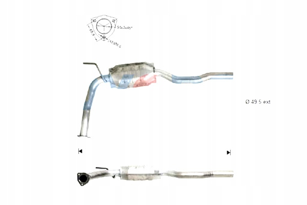 фото №2, Каталізатор vw oyodo
