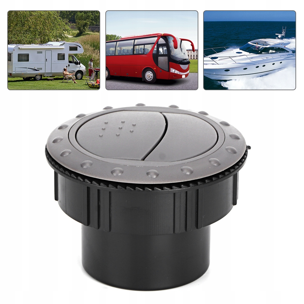 фото №12, Вихід повітря дифузор fi 60mm замикається szary