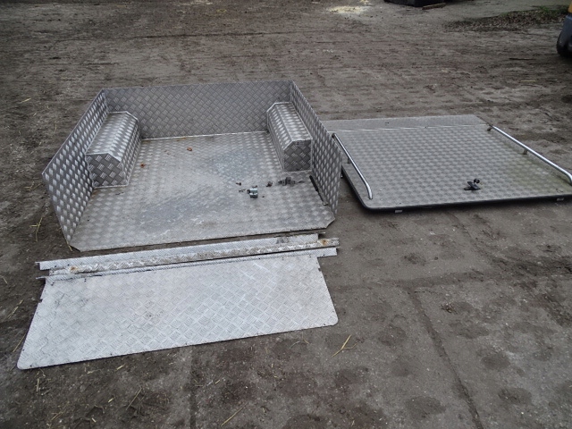 фото №4, Toyota hilux 07r обшивка лоток крышка алюминий