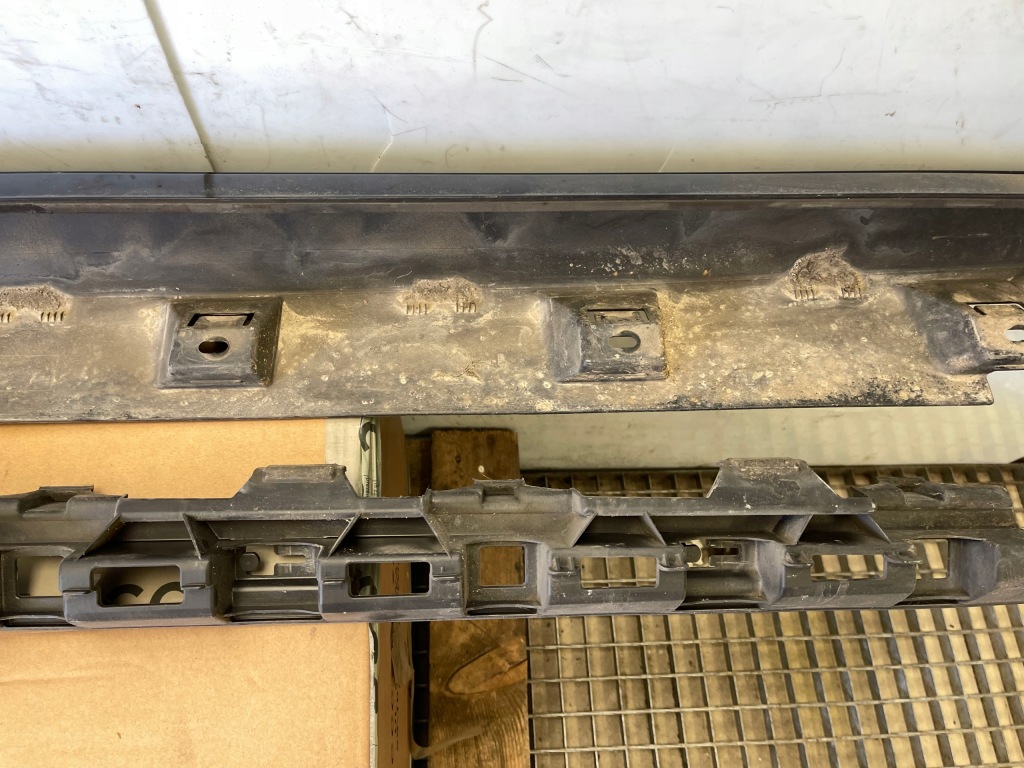 Vw passat b8 14-19r порог левый + направляющая lc9x kompletny с Разборки