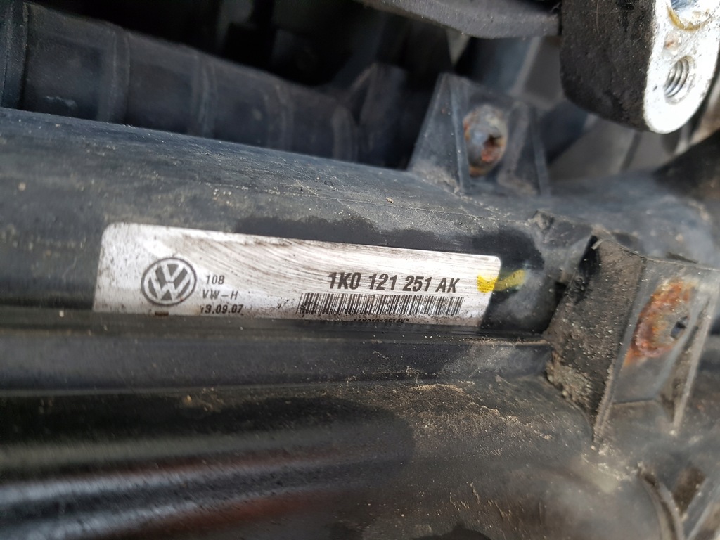 фото №7, Vw eos 06-10r 2.0 tdi pas передний радиатор