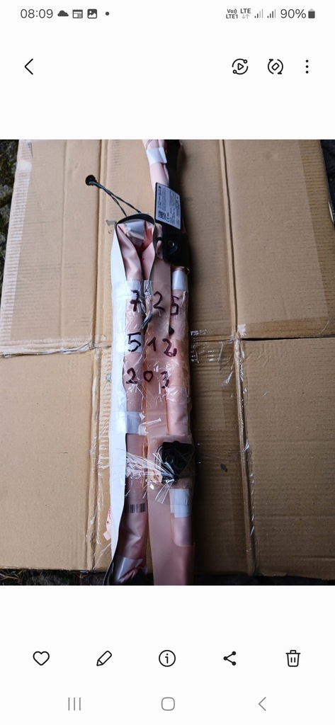 фото №1, Шторка безопасности подушка безопасности левая ford mk4 2018-