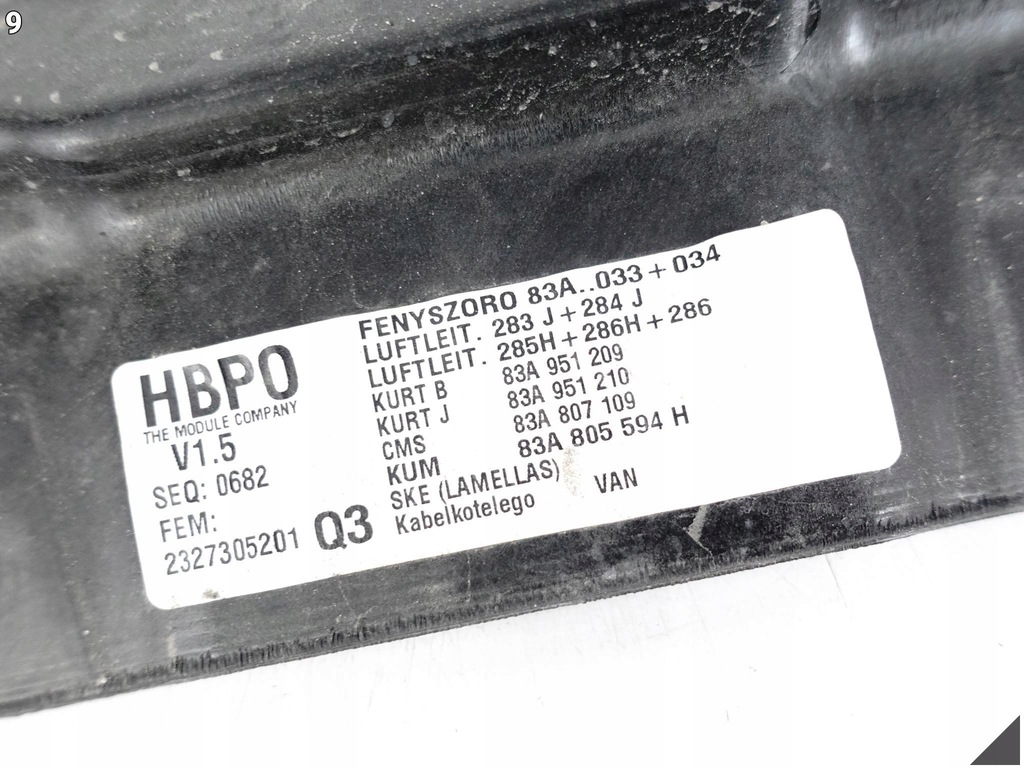 фото №10, Audi q3 ii 2 поколение f3 83a 18-24 pas усилитель перед передние