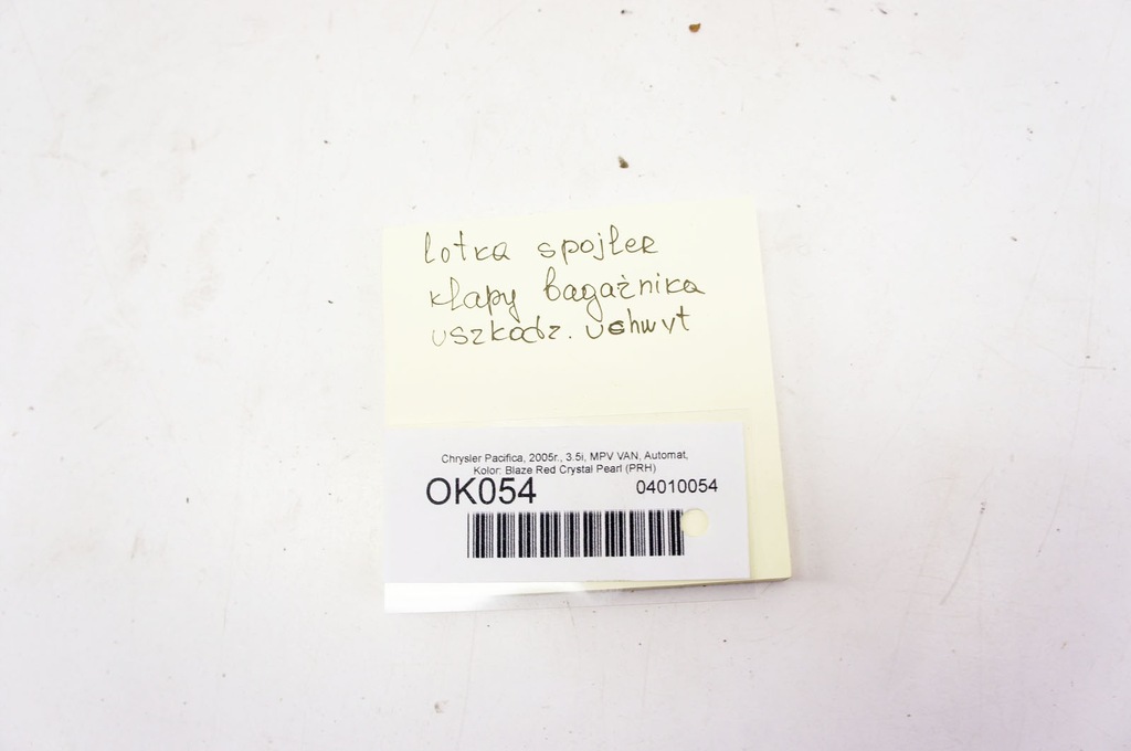 фото №7, Ok054 chrysler pacifica i ^ спойлер спойлер