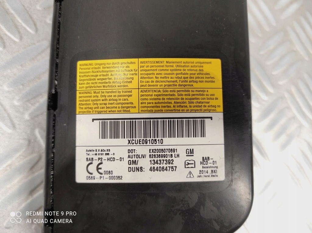 фото №8, Подушка сиденье левая opel meriva ii b lift 14-17