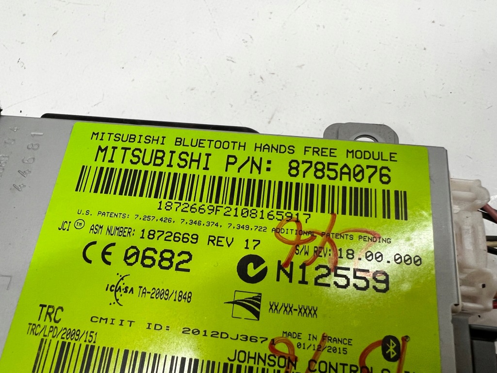 фото №4, Citroen c4 aircross модуль bluetooth 8785a076