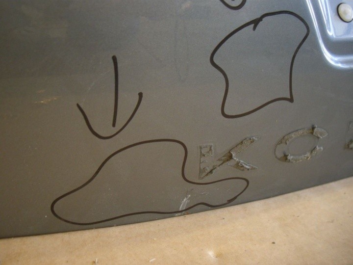 фото №3, Renault koleos 2008 кришка багажника задня