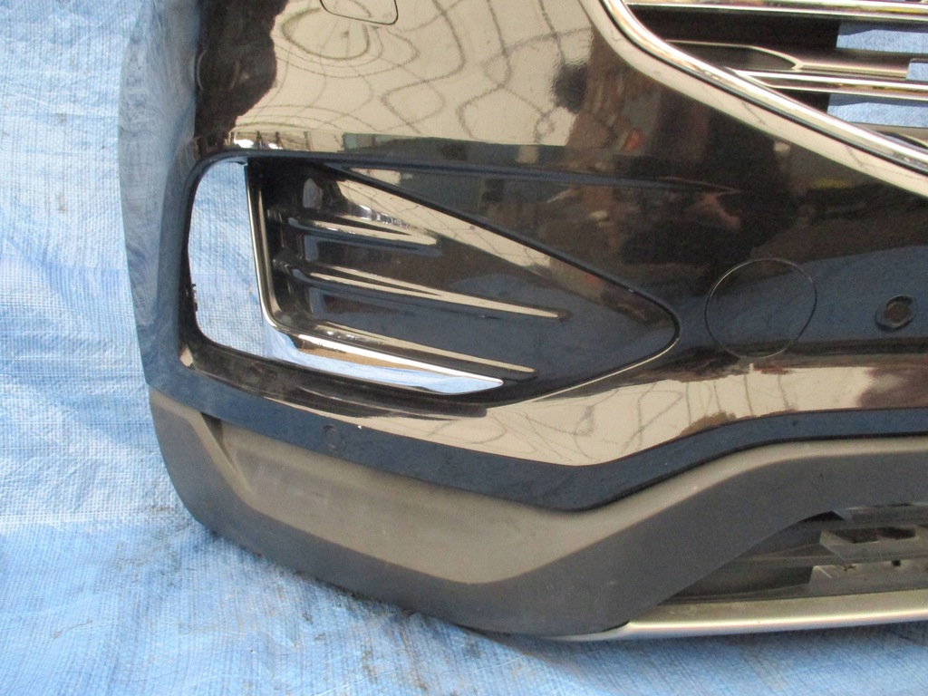 фото №8, Бампер перед передний ford edge ii lift омыватель цвет agate black металлик