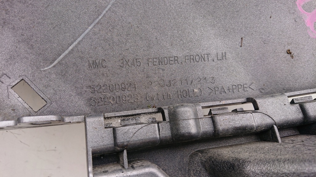 фото №8, Mitsubishi asx крила лівий передній перед