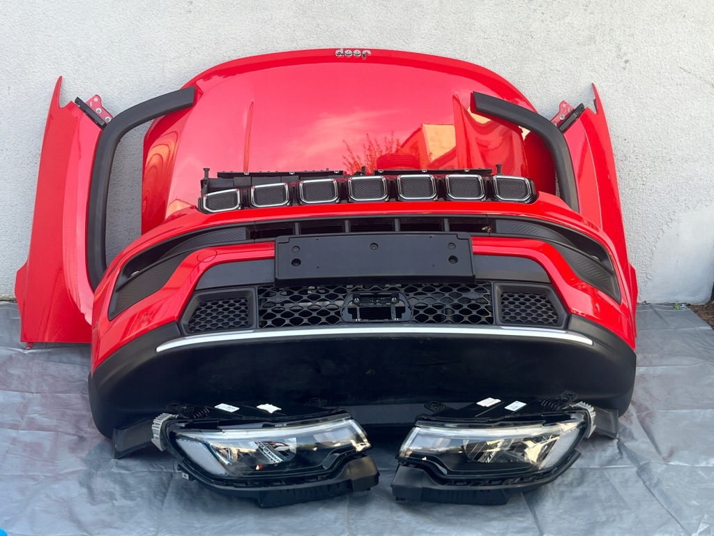 фото №4, Jeep compass ii lift бампер лампы led капот перед