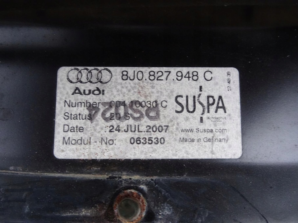 фото №8, Audi tt 8j 06-14 спойлер спойлер крышки задняя задний lx7z 8j0827948c
