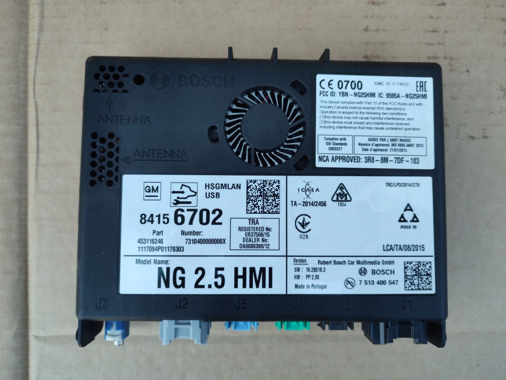 фото №1, Модуль навигации opel astra k v 84156702 150 tys пробег