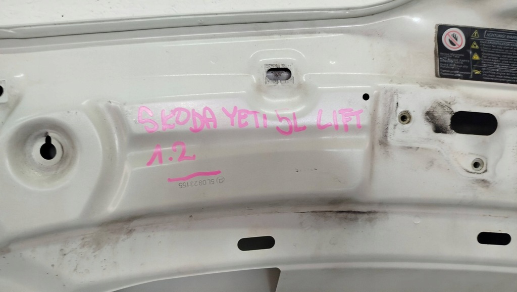 фото №16, Капот skoda yeti 5l