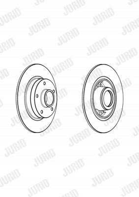 фото №1, Диск тормозной/задний/ renault fluence 14-