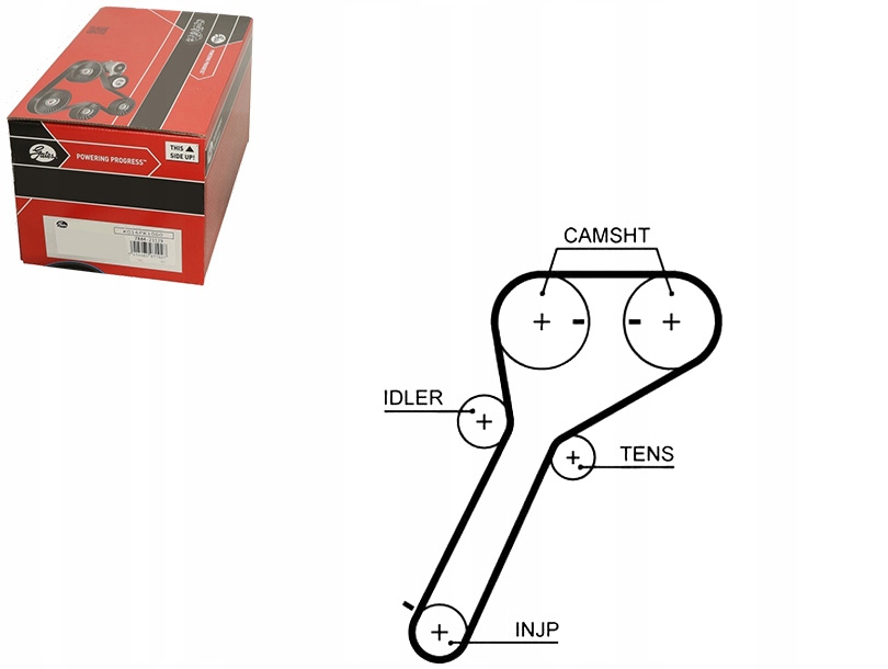 фото №1, Ремінь розподільного валу ford ranger mazda bt-50 2.5d/3.0d