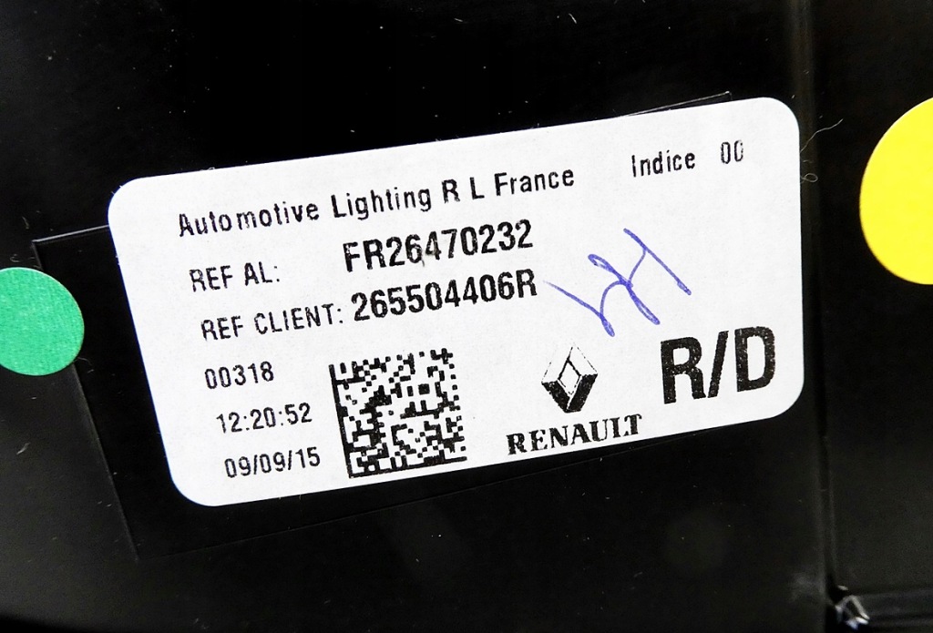 фото №5, Oryg new лампа правый задняя renault talisman