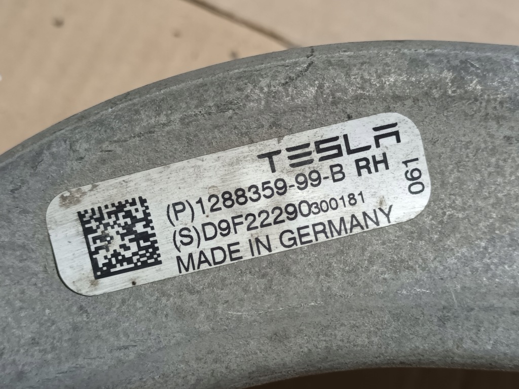 фото №6, Поворотный кулак правая передняя tesla y перед + 2x рычаг