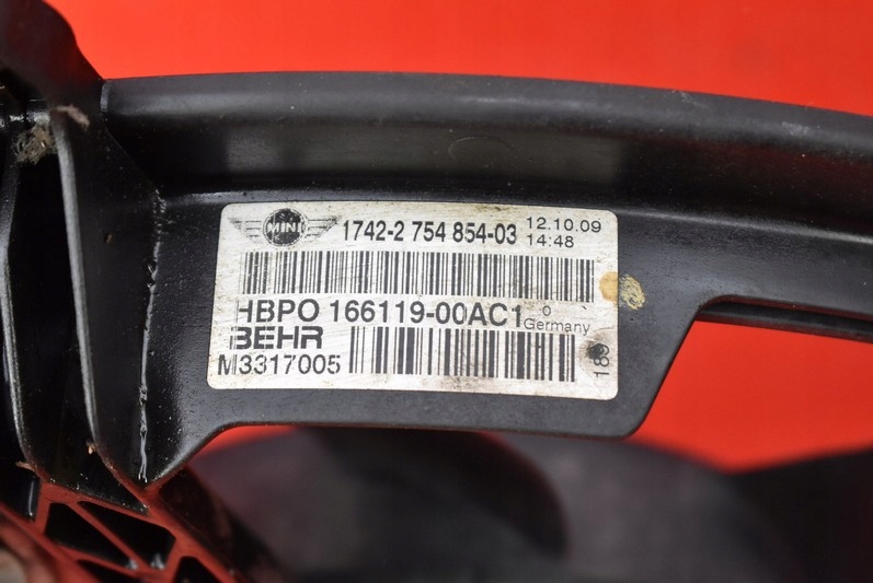 фото №7, Вентилятор m5377003 mini cooper one r56 1.4 16v