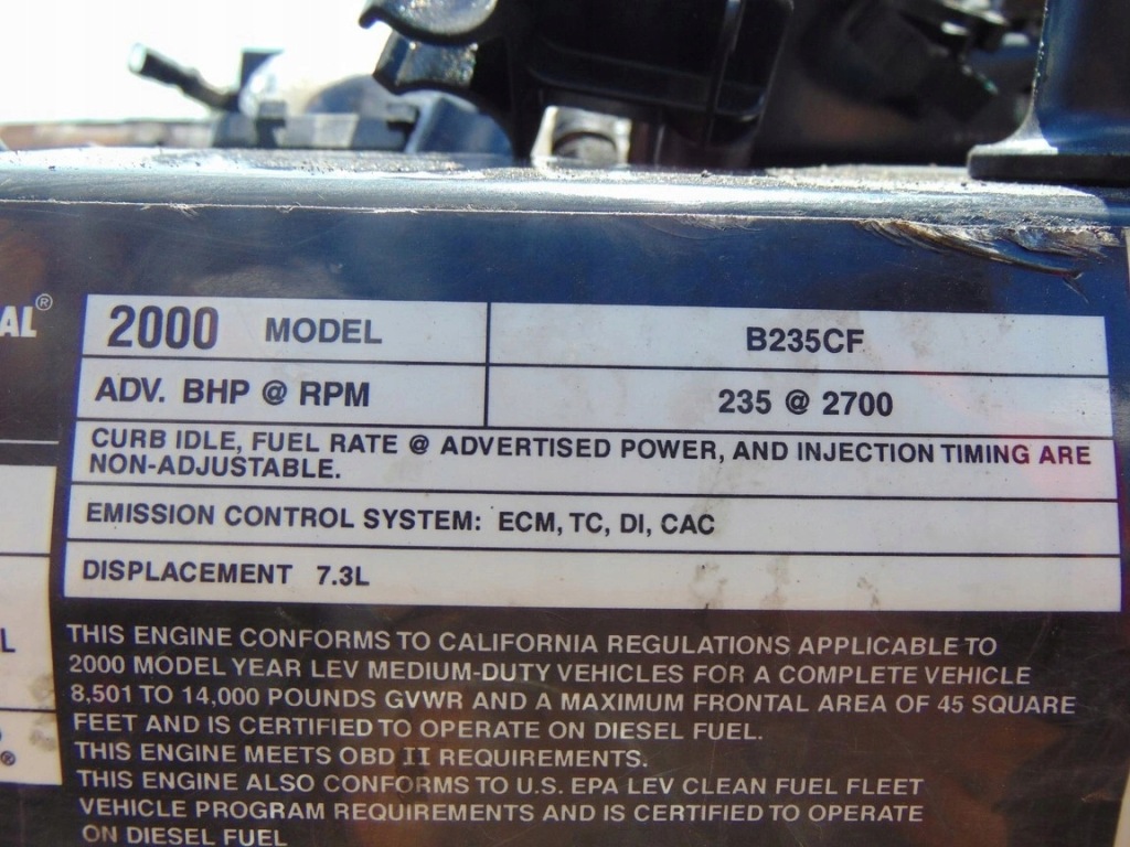 фото №13, Двигатель ford excursion 7.3 td 2003 rok